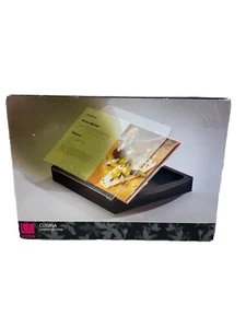 Umbra Cuisina Prop - Up  Cookbook Stand with Storage New in Box Espresso Acrylic - Picture 1 of 17