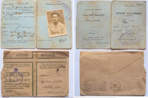JÜDISCHE BRIGADE SOLDAT LOT FOTOS DOK. WW2 PALÄSTINA RASC 462 TRANSPORT COMPANY - Bild 1 von 6