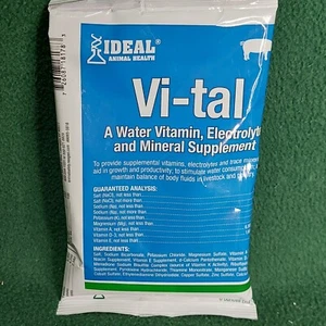 Vi-Tal Vitamin Electrolyte and Mineral Supplement for Poultry and Livestock - Picture 1 of 6