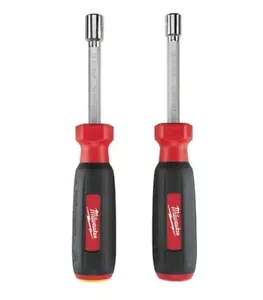 Milwaukee 2PC SAE HollowCore Magnetic Nut Driver Set 48-22-2502 - Picture 1 of 1