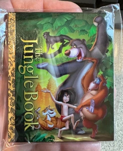 THE JUNGLE BOOK LITTLE GOLDEN BOOK 3" JUMBO FANTASY BALOO MOWGLI SHERE KHAN KAA - Picture 1 of 2