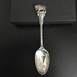 Rare George L Vose Sterling Silver Buffalo NY Souvenir Spoon - Picture 1 of 10