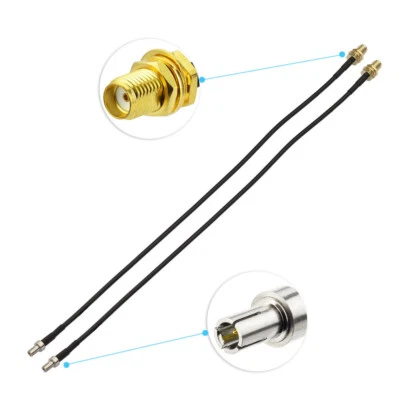 BINGFU 2x verlustarme SMA-Buchse auf TS9-Stecker, Pigtails-Adapter, 4G-5G-Antennenkabel