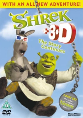 Shrek/Shrek: The Story Continues (3D) DVD (2004) Andrew Adamson, Jenson (DIR) - Image 1 of 2