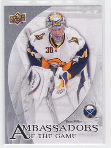 10/11 UD...RYAN MILLER...EMBAJADORES DEL JUEGO...TARJETA # AG-4...SABRES - Imagen 1 de 1