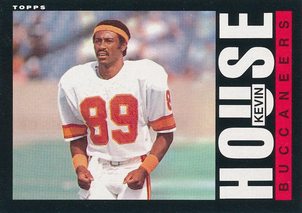 Kevin House 1985 Topps #172 Buccaneers Football Card - Image 1 of 1