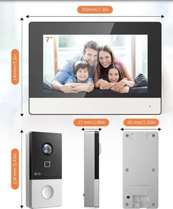 Hikvision DS-KIS603-P IP Video Intercom Kit Doorbell 2MP HD Camera Two-way Audio - Picture 1 of 7