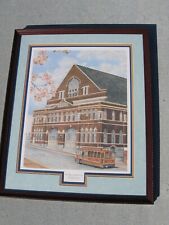 RYMAN Auditorium Limited Lithograph Signed Framed Triple Matted, Elaine S. Neely