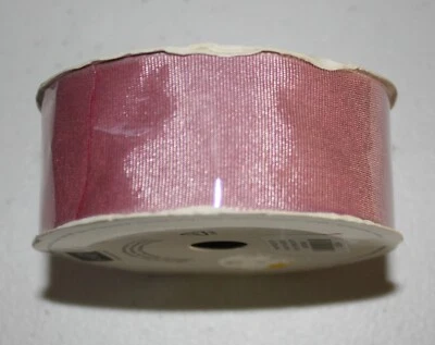 Cinta PIRUETA ROSA RETIRADA DOS TONOS 5 yardas 1,25" NUEVA Foto 1 de 3