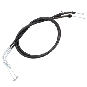 Black Throttle Cable Wires For Yamaha DragStar DS V-star XVS400 XVS650 1998-2016 - Imagen 1 de 6