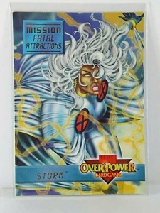 1995 Marvel Overpower Storm Fatal Attraction Card Game Fleer Universe X-Men - Bild 1 von 4