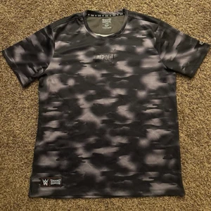 Tapout WWE Shirt Mens Large Gray Camouflage Short Sleeve - Picture 1 of 7