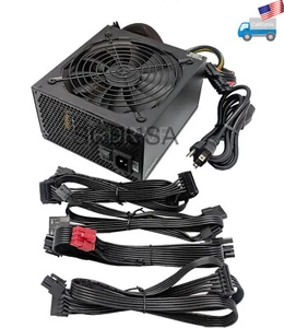 PowerSpec 650W 80Plus Bronze 2x PCIE Semi-Modular ATX 12V Power Supply - Picture 1 of 16