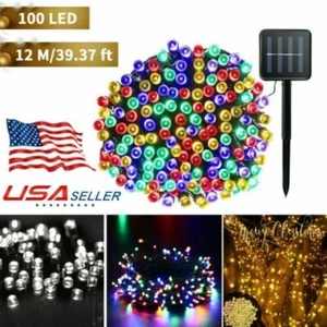 200LED Solar Power Fairy Lights String Lamps Party Wedding Decor Garden Outdoor - Picture 1 of 24