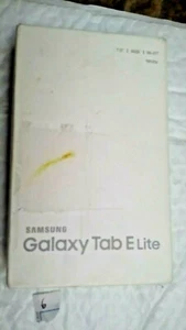 Samsung Galaxy Tab E Lite SM-T113 8GB, Wi-Fi, 7in white,8gb,Wi-Fi nicecondition - Picture 1 of 12