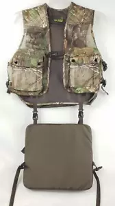 Game Winner Hunting Vest with Padded Seat Mens One Size Polyester Camouflage - Picture 1 of 12
