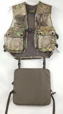 Game Winner Hunting Vest with Padded Seat Mens One Size Polyester Camouflage - Image 1 of 4