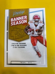 50772 2017 Prestige Banner Season #31 Tyreek Hill CHIEFS - Picture 1 of 3