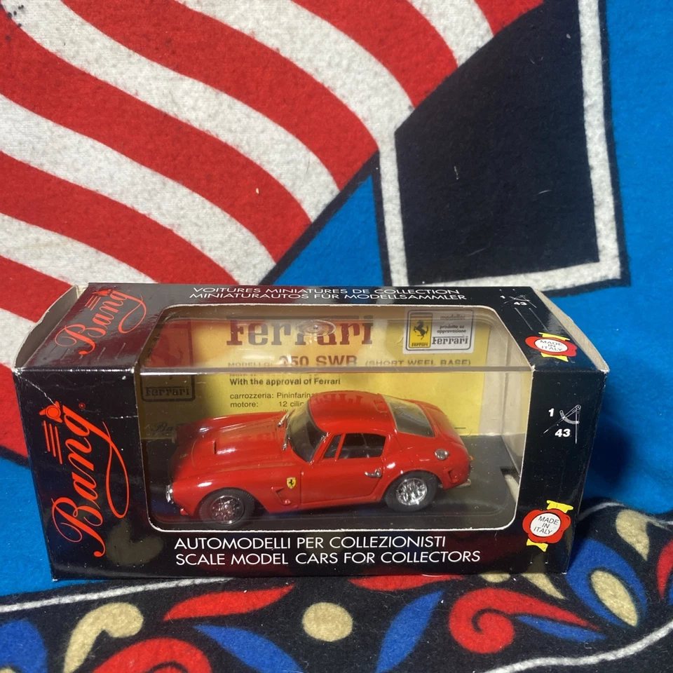 Bang 1/43 7075 Ferrari 250 SWB “Prova” Red New Boxed - Image 1 of 4