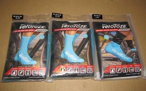 3 pairs Velotoze Cycling Shoe Covers Waterproof Blue Size XL  Euro 46.5-49 - Bild 1 von 3