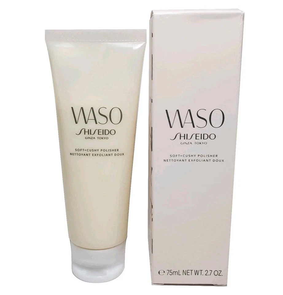 Crema exfoliante pulidora Shiseido Waso Soft + Cushy, 2,7 oz/75 ml, NUEVA EN CAJA Foto 1 de 4