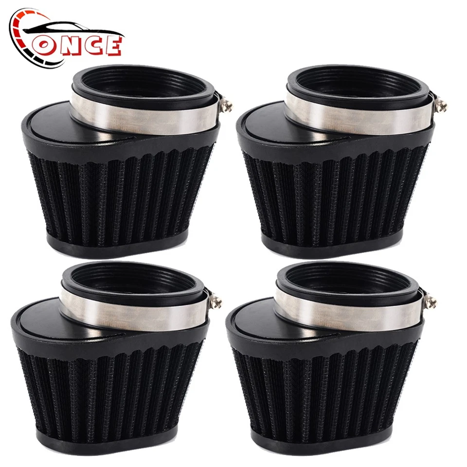4x 60mm Air Filter Pods For 1993-2003 Triumph Thunderbird Legend TT 900 MIKUNI Foto 1 de 4