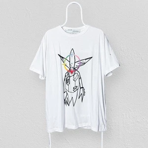 Off-White c/o Virgil Abloh T-Shirt Futura Alien Oversized Mens XS - Picture 1 of 9