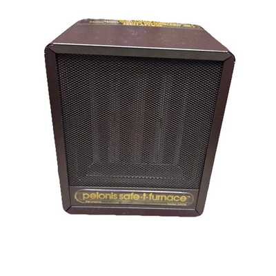 Pelonis Safe-T-Furnace 1450w El Calentador de Espacio Cerámico Portátil Original Marrón Foto 1 de 4