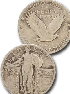 (1)-90% Silber Standing Liberty Quarter Cull - Bild 1 von 1