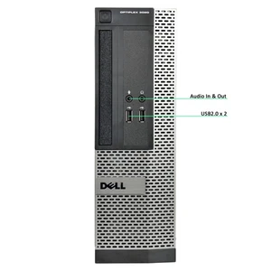Dell OptiPlex Windows 7 Pro Dual Core up to 3.4GHz PC Desktop 32BIT - Picture 1 of 5
