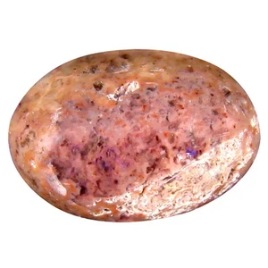 8.51 ct Oval Cabochon (16 x 11 mm) Un-Heated Mexico Matrix Fire Opal Gemstone - Picture 1 of 1