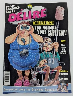 Delire #19 - Special Langues Sales - Humour Quebec (Sac/Carton) - Image 1 of 4