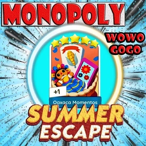 Oaxaca Momentos 5 Stars Sticker - monopoly SUMMER ESCAPE ALBUM go - Picture 1 of 2