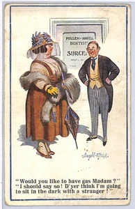 GB COMIC KÜNSTLER Postkarte *Donald McGill* ZAHNARZT Chirurgie 1922 Newry WP223 - Bild 1 von 12