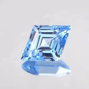 Piedras preciosas sueltas certificadas raras de 10,2 quilates + corte elegante natural de zafiro azul de Ceilán A+ - Imagen 1 de 4