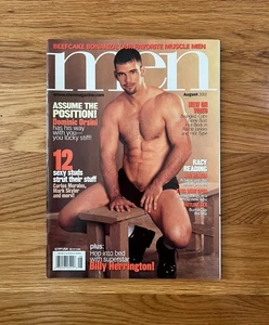 Advocate Men Aug 2002, Gay Magazine Collector's Item, Super Handsome Male Models - Bild 1 von 1