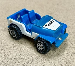 Tonka Blue Jeep Wrangler Blue Vintage Toy Plastic Metal 1979 - Picture 1 of 7