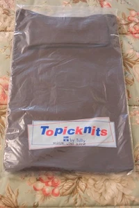 Vintage NEW TULLY Mens Medium Cotton Poly Turtleneck Brown Long Sleeve Shirt USA - Picture 1 of 8