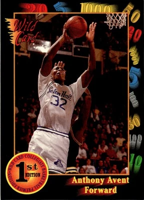 1991-92 Wild Card Anthony Avent Seton Hall Pirates #6 - Image 1 of 2