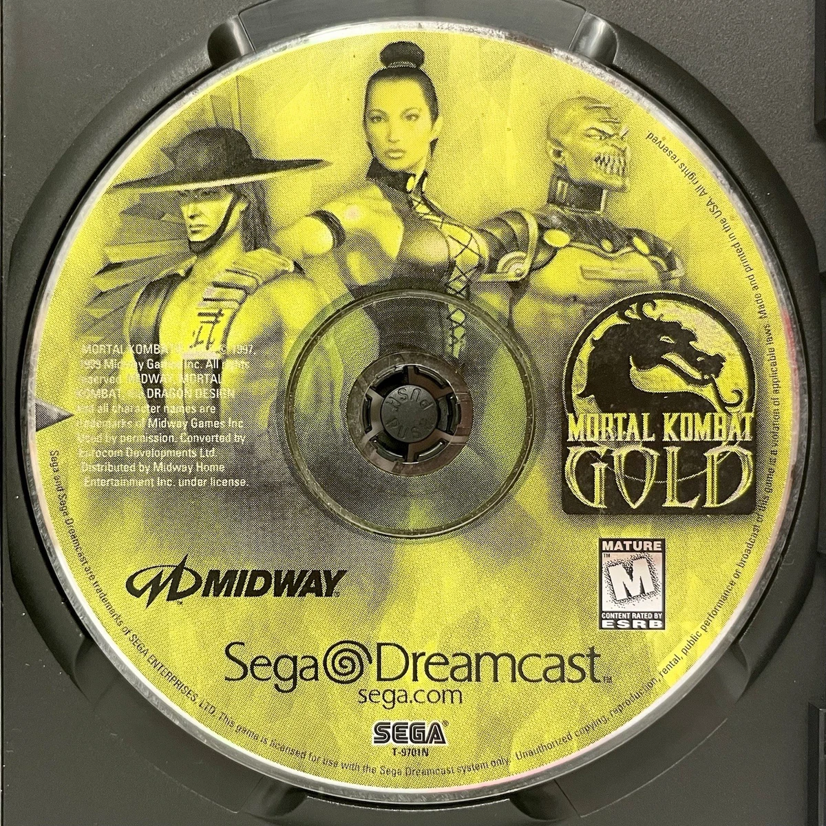 Mortal Kombat Sega Dreamcast Gold 1999 Video Games for sale | eBay