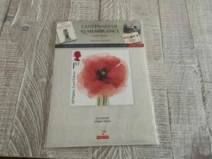 Royal mail comemrative sheet centenary of remeberance 1919-2019 - Picture 1 of 2
