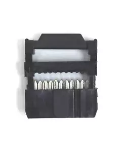 20pc 2x5P 2x5 10P 2.54x2.54mm IDC Cable Plug Connector + Strain Relief # 280-10 - Picture 1 of 6