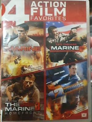 THE MARINE JOHN CENA FILM DVD 2 TED DiBIASE 3 HOMEFRONT MIKE MIZANIN & 12 ROUNDS - Image 1 of 3