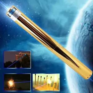 BX5 450nm Adjustable Focus BURNING Blue Laser Pointer Laser Torch Visible Beam - Picture 1 of 10