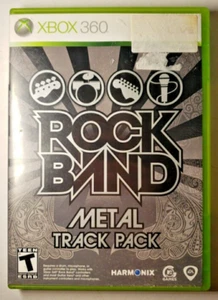 Rock Band: Metal Track Pack (Microsoft Xbox 360, 2009) Completo Sin Probar - Imagen 1 de 5