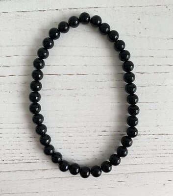 Collar grande vintage con cuentas negras Hot Topic Foto 1 de 3