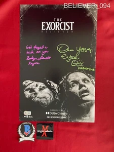 Lidya Jewett & Olivia O'Neill The Exorcist: Believer signed 11x17 photo Beckett - Picture 1 of 1