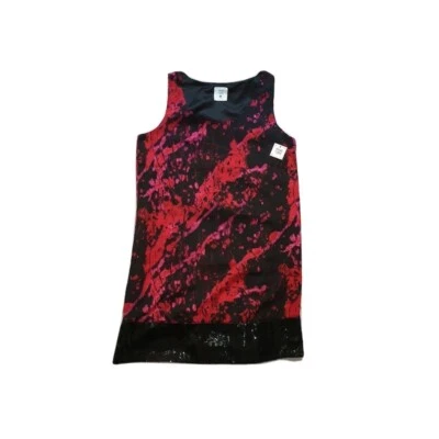 mac + jac Black, Red and Pink Sequins Dress. Size Medium. - Image 1 of 4