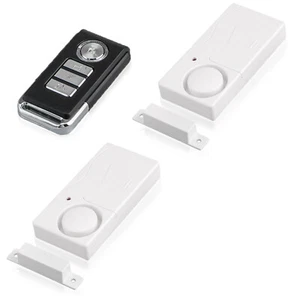 Juego de timbre de alarma sensor magnético de seguridad Home Shop 2 protección detector de entrada - Imagen 1 de 12