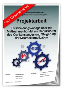 Technischer Betriebswirt TBW Projektarbeit & Präsentation IHK Krankenstand - Bild 1 von 6